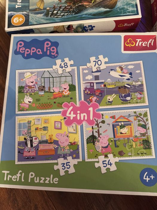 Puzzle dla dziewczynki 4+, 6+