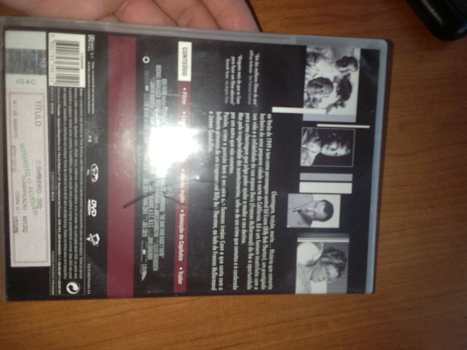 Dvd filme o barbeiro irmãos cohen
