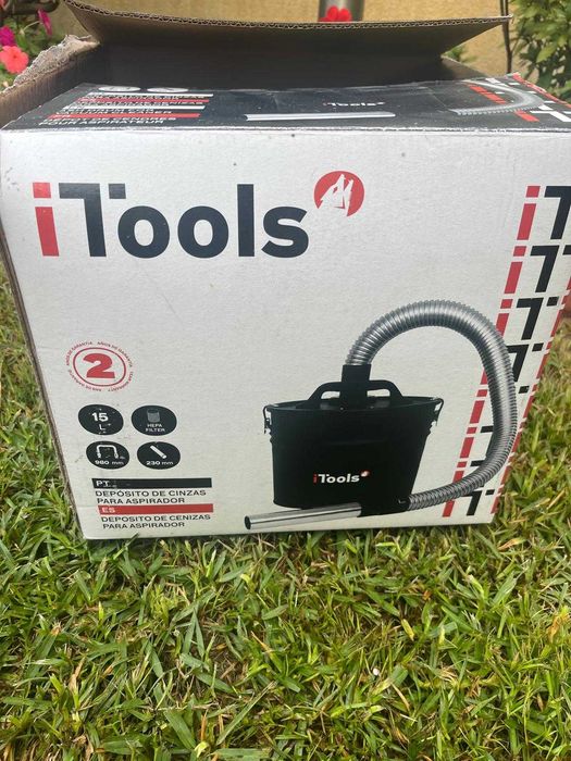 Aspirador de cinzas ITOOLS 800W 15L