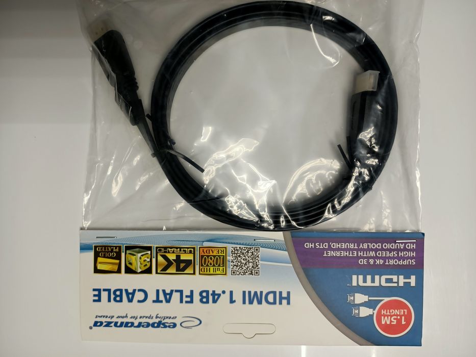 Kabel HDMI 1.4 b płaski