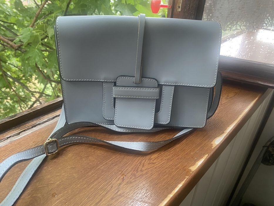 Сумка через плече Borse In Pelle з натуральної шкіри