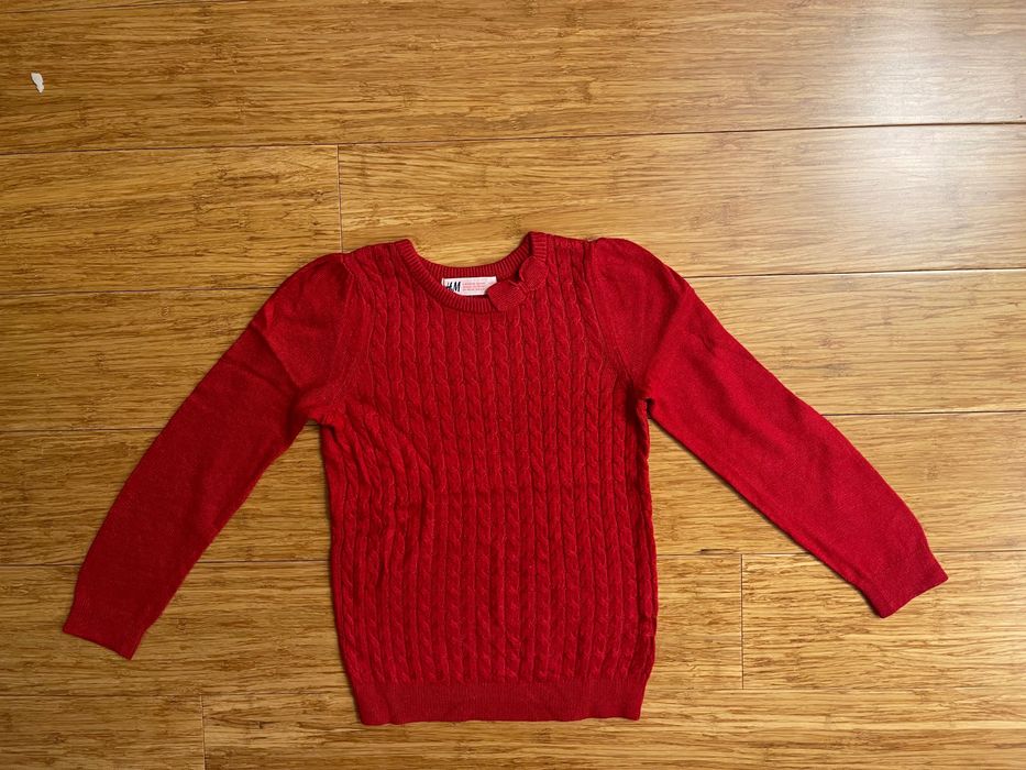 Sweter dziewczęcy r. 110