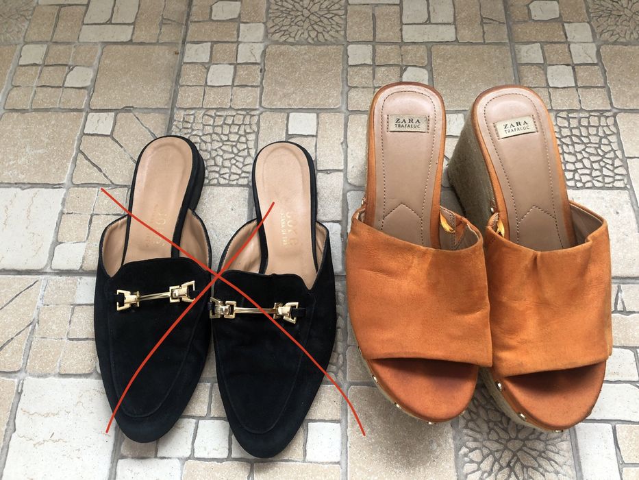 Капці на платформі Zara