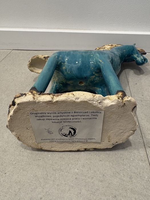 Koń ceramiczny figurka