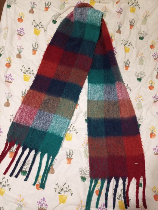 Шарф Joules, яскравий у клітинку, 100% поліестер