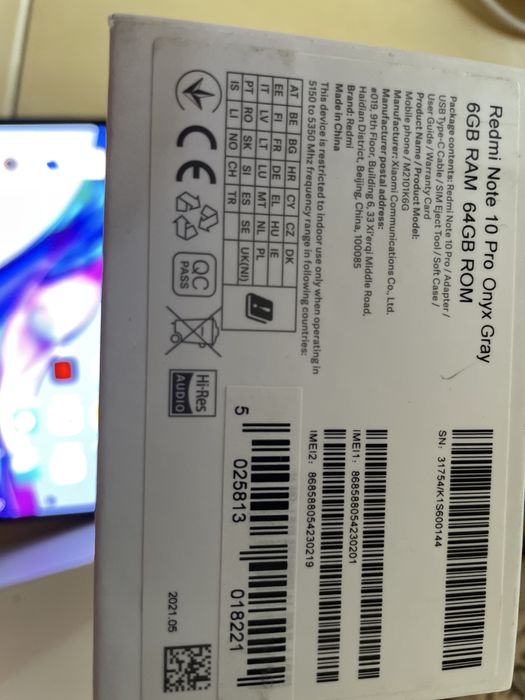 Redmi not 10 Pro как новый