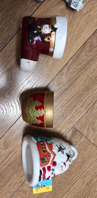 Санта Клаус чобіток новорічний дзвоник