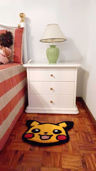 Tapete confortável e personalizado Pikachu