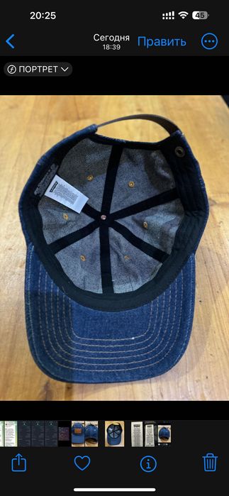 Джинсовая кепка Levi's