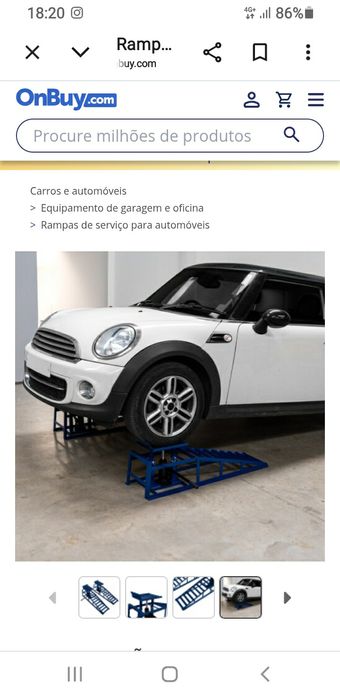 Rampas hidráulicas novas  para automóveis