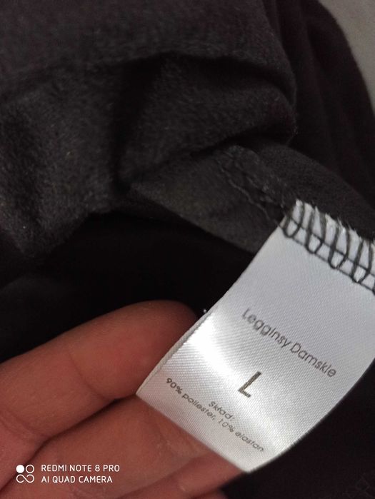 Leginsy nowe 2 szt bez metki L