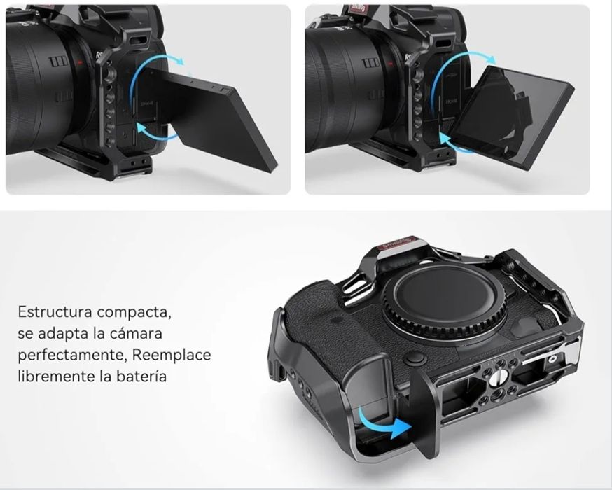 Kit de gaiola SMALLRIG para Canon R5/R6
