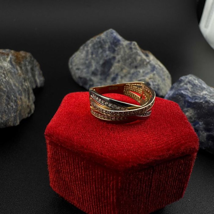 Elegancki Złoty Pierścionek NOWY 585 3.17g rozmiar 14 (J)