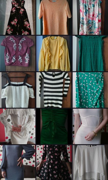 Mega paka ubrań damskich 15 sztuk OKAZJA ubrania damskie giga paka