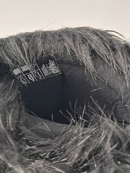 Śniegowce z futra czarne Moon boot R.37-38