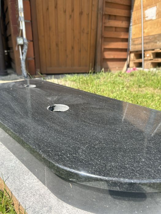 Granitowy Blat pod zlew gotowy zalozenia Okazia