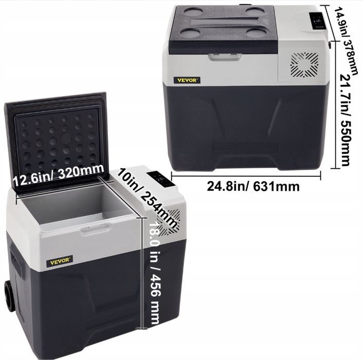 Nowa lodowka turystyczna na kemping 50L Vevor ~Yeticool do samochodu