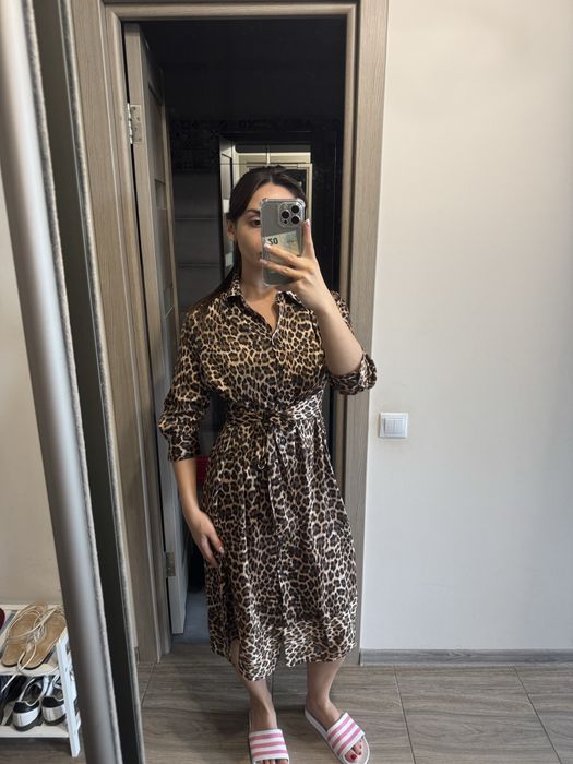 Плаття лерпардовий принт zara
