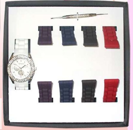 Conjunto Relógios VIVE braceletes completo - Promo