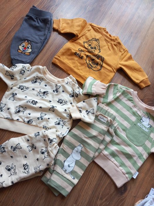 3 szt dresy kaplety rozmiar 56-62