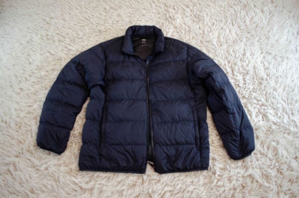 UNIQLO Ultra Light Down Jacket Мужская Ультралегкая Пуховая Куртка Оригинал! Размер L-XL