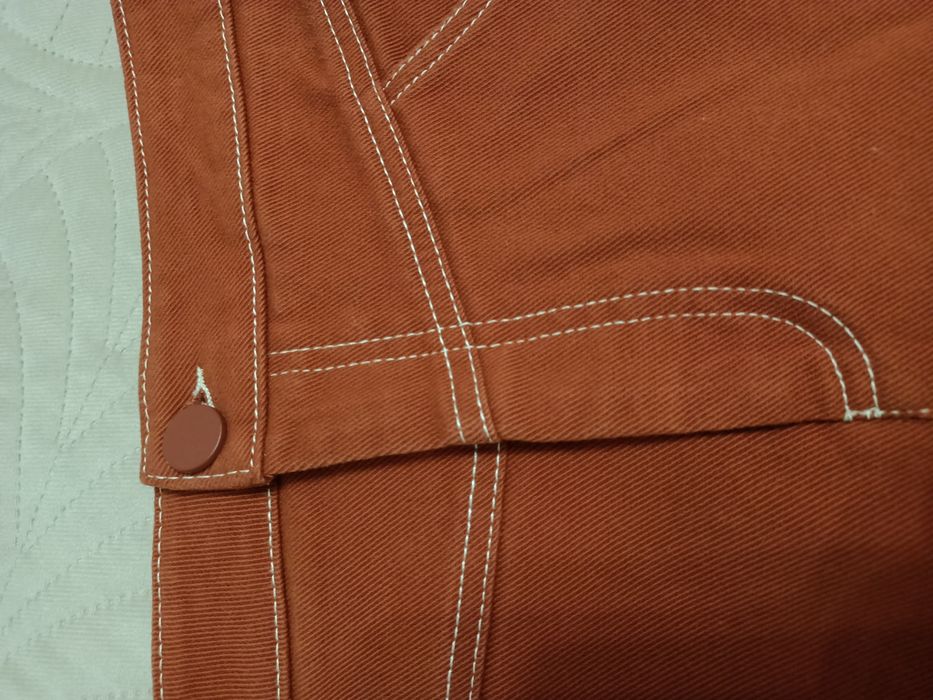 Ruda spódniczka Zara