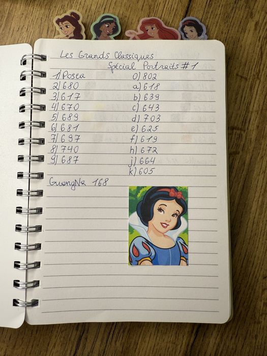 Naklejki do trackerów / kolorowanek Disney | papier matowy