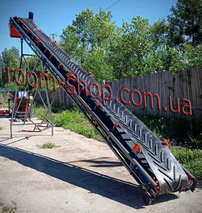 Стрічковий конвеєр, конвейер, ленточный транспортер, навантажувач