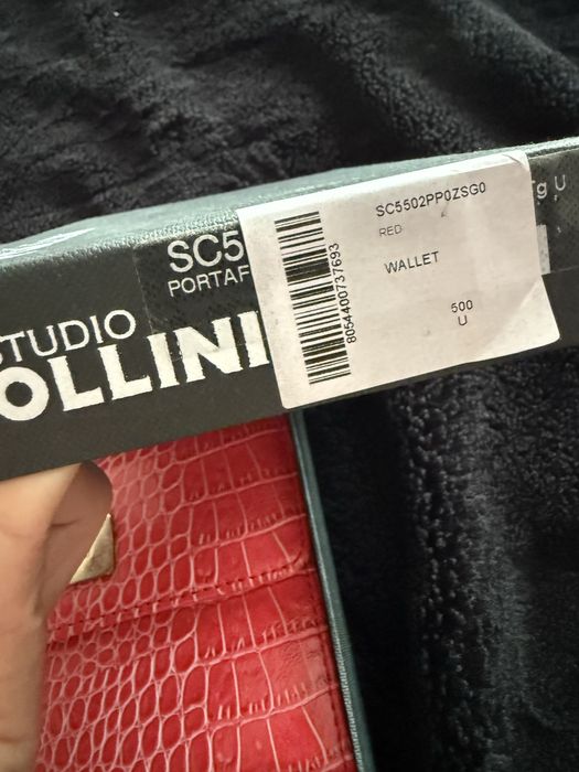 Portfel pollini studio red