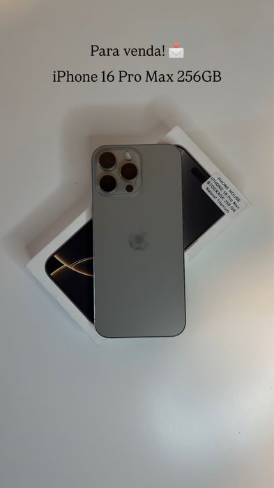 iPhones 16 Pro Max – 256GB – Como Novo