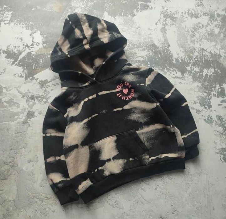 Худі тай дай тепла кофта h&m р 86