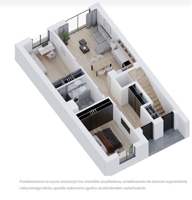 Mieszkanie na sprzedaż, 3 pokoje, 59 m², Święta Katarzyna