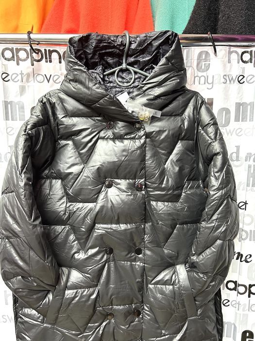 Пальто зимнее стёганное, двухстороннее Италия.