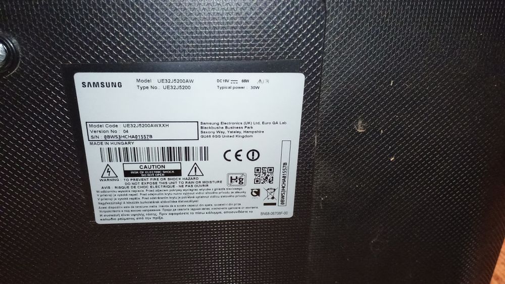Телевізор Samsung 32" на запчастини