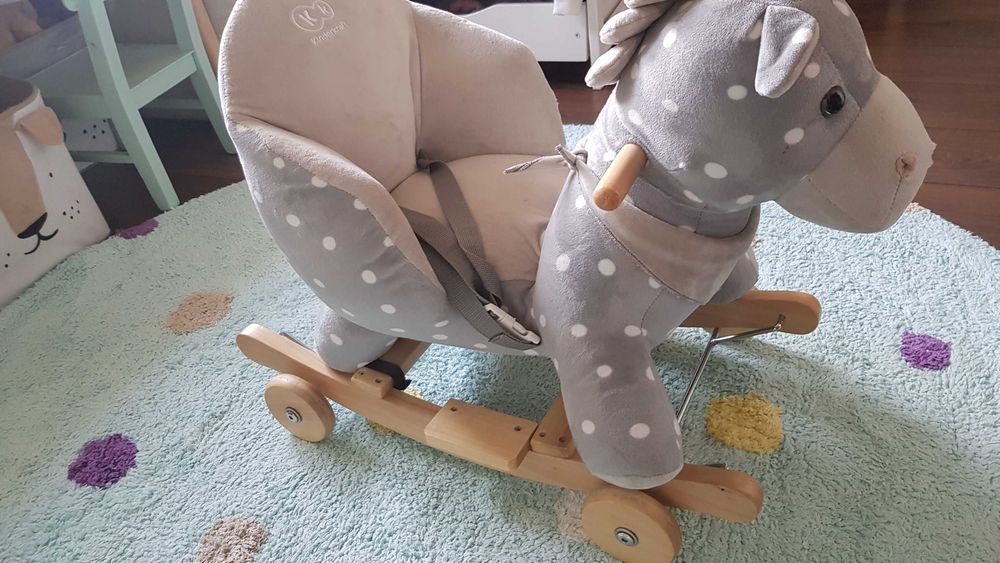 Konik jezdzik pluszowy Kinderkraft