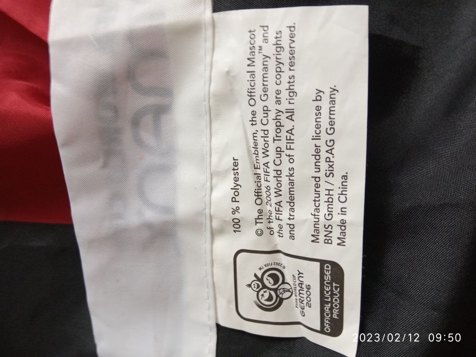Flaga Niemiec FIFA world cup 2006 piłka nożna