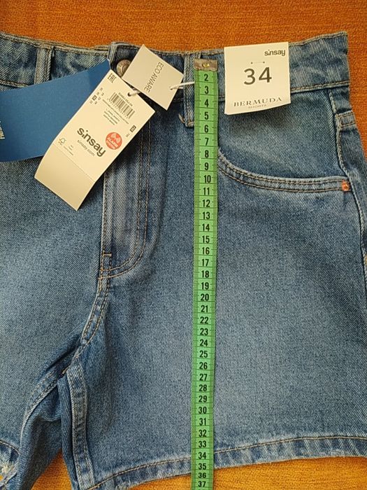 Джинсові шорти жіночі бермуди XS Sinsay