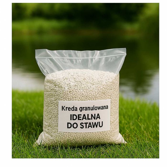 Kreda do stawu, kreda do wody, kreda do oczka wodnego 20kg, podnosi PH