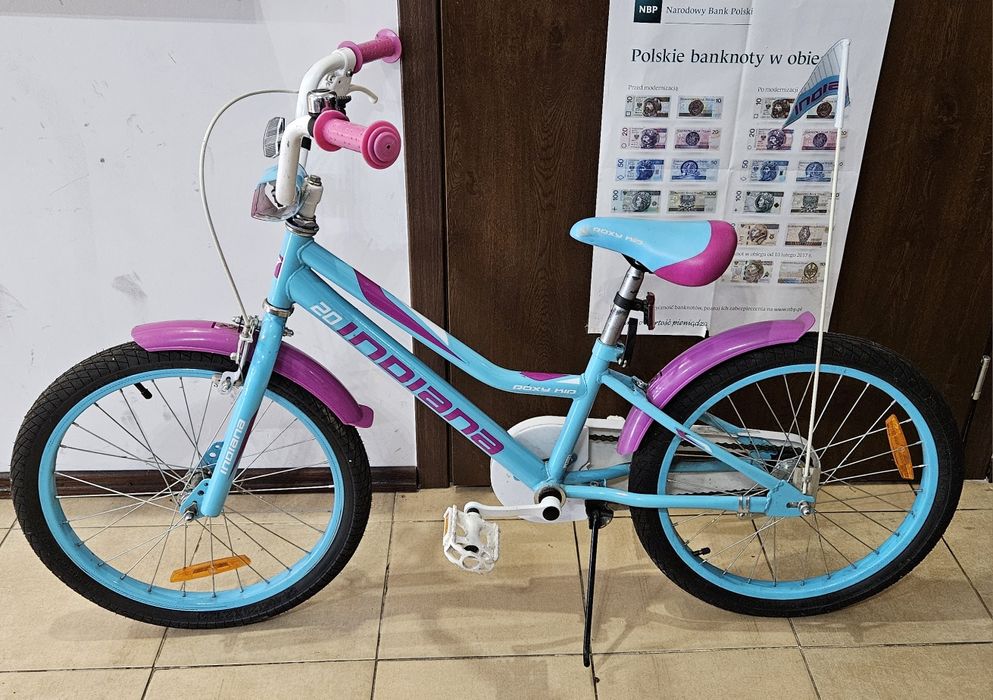 4518/25 Rower dziecięcy INDIANA Roxy Kid 20 cali dla dziewczynki