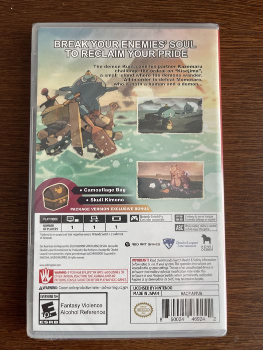 ONI nowy gra Switch