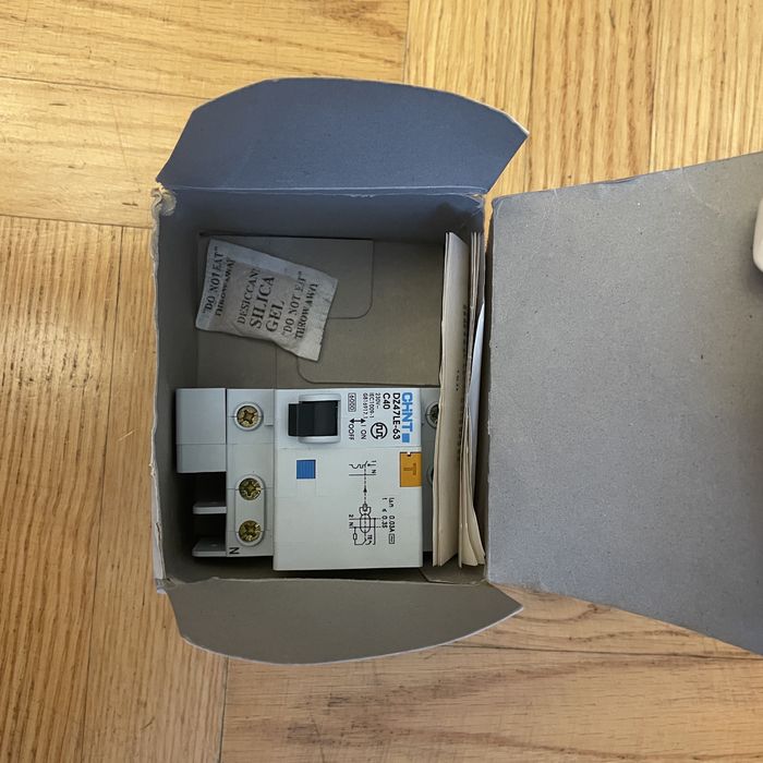 Дифференциальный выключатель Chint DZ47LE-63/C40А, 30 мА