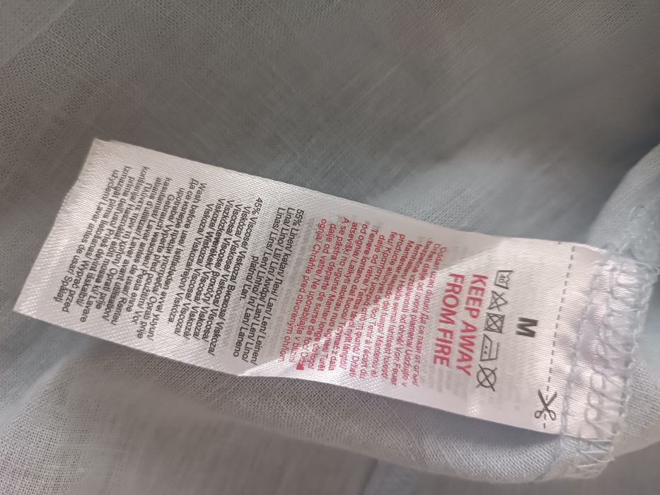 Koszula len wiskoza męska