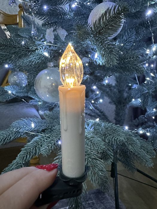 Бездротові LED- свічки на ялинку 40шт + пульт