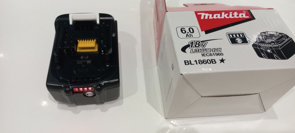 2sztuki baterii Makita 6ah 18v
