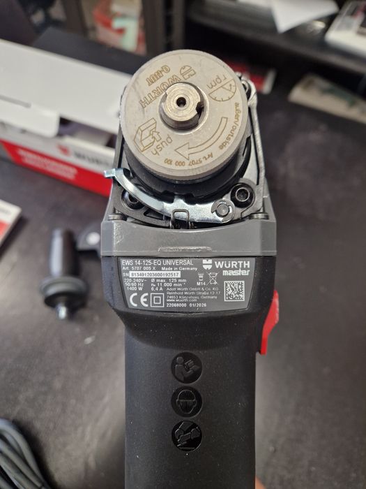 NOWA Szlifierka kątowa Würth EWS 14-125-EQ Universal  1400W