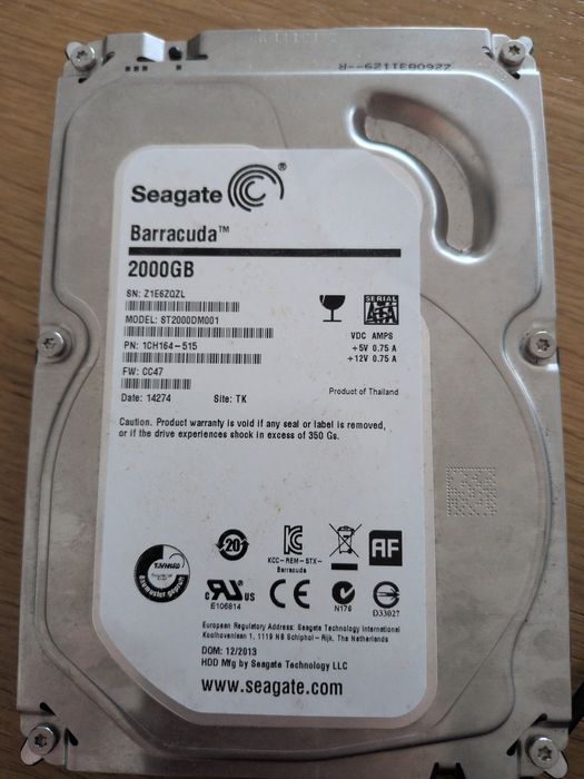 HDD Seagate 2 TB