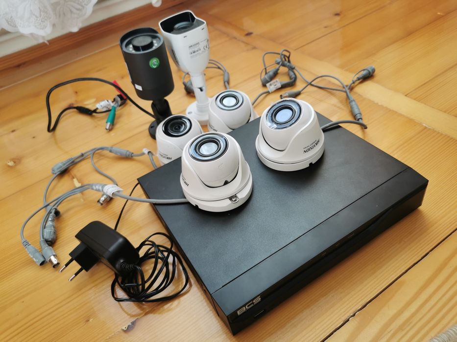 Kamery do monitoringu + rejstrator BCS 16 kanałowy bez dysku