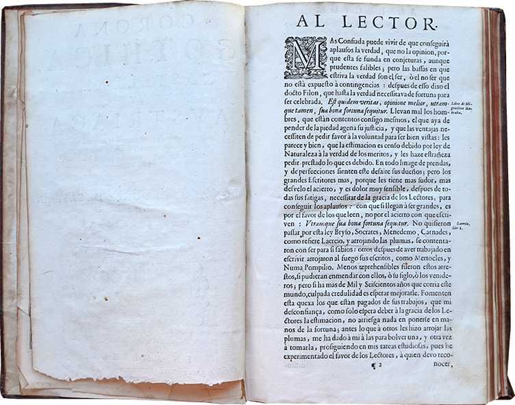 LIVRO ANTIGO — Alonso Núnez de Castro  — CORONA GOTHICA — Amberers , 1681