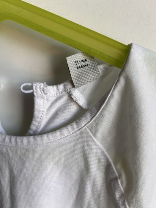 Biała bluzka dla dziewczynki TU r. 146