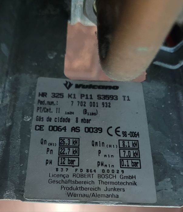 Esquentador Vulcano WR 325 K... T1